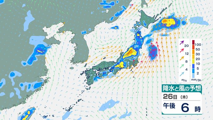 東海地方「大気非常に不安定」 土砂災害リスク高まる 最大1時間降水量50ミリの激しい雨に警戒【雨風シミュレーション】|TBS NEWS DIG