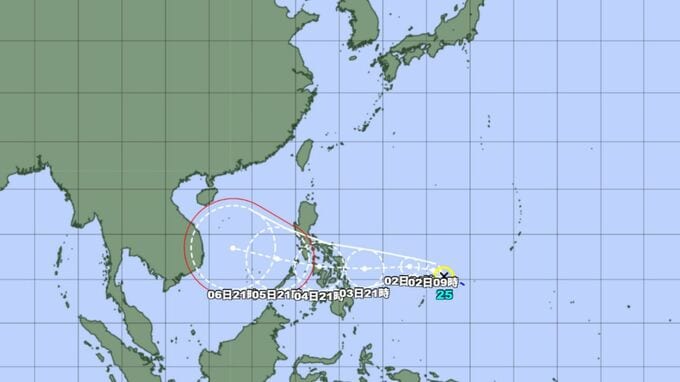 台風25号発生　台風のたまご＝熱帯低気圧が発達　気象庁の進路予想詳しく【台風情報2025】|TBS NEWS DIG