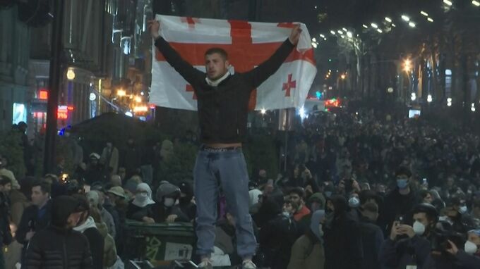 旧ソ連ジョージア「外国の代理人」法案取り下げ|TBS NEWS DIG