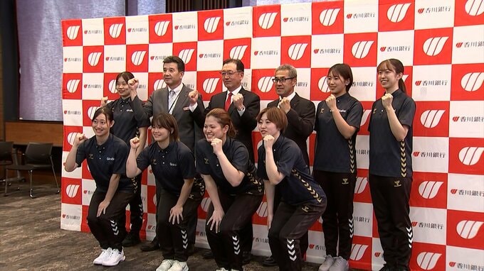 ハンドボールリーグH・女子で初優勝の「香川銀行GiraSol kagawa」運営会社が香川銀行の出資で設立　午前は銀行員、午後はプロ選手として活動【香川】|TBS NEWS DIG