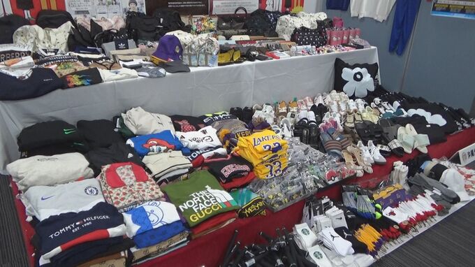 「ニセモノ」のブランド品  去年の輸入差し止めは約2700点  過去5年で最多  内訳は中国が約6割|TBS NEWS DIG
