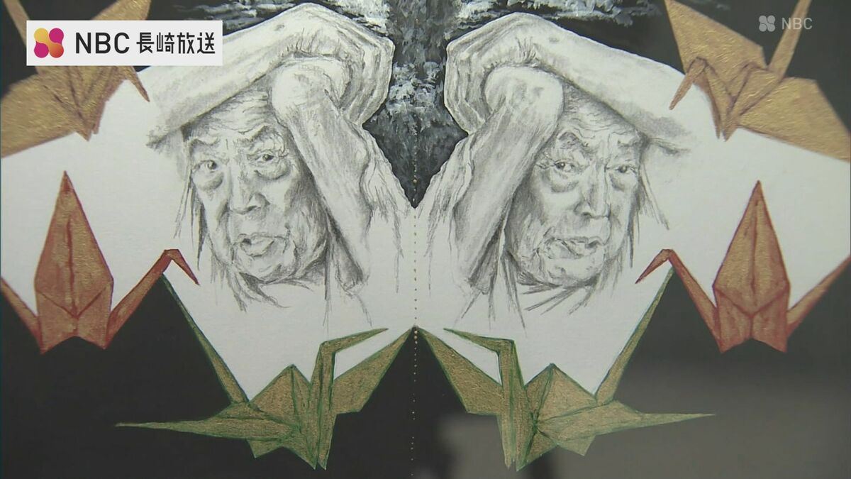 海外でも活躍された画家の遺作 アメリカのアーティストが手がけた「平和展」長崎の被爆者が渡米後立ち