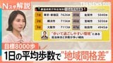 全国約150万人を調査！歩数が一番多い県庁所在地は？　最大2倍の“地域間格差”も…【Nスタ解説】|TBS NEWS DIG