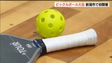 穴の開いたプラ製ボールを打ち合う『ピックルボール』アメリカ発祥の急成長注目スポーツの公認大会を初開催 新潟市|TBS NEWS DIG