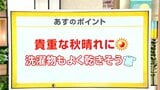 高知の天気 17日 広い範囲で秋晴れ 洗濯日和の一日 山岸拓気象予報士が解説|TBS NEWS DIG
