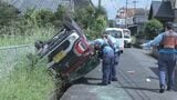 軽乗用車が横転し運転女性が救急搬送　交差点で軽トラックと衝突　鹿児島・鹿屋市　|　鹿児島のニュース｜MBC NEWS｜南日本放送