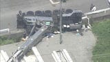 クレーン車が横転、ショベルカーが斜面から転落　工事現場で事故相次ぐ　作業員の男性2人が意識不明の重体　福岡県大牟田市　|　福岡のニュース｜RKB NEWS｜RKB毎日放送