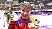 杉原愛子が体操女子個人総合で金メダル!「皆さんの応援がホンマにめっちゃ力になって」日本女子史上初の快挙【アジア大会】|TBS NEWS DIG