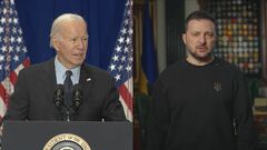 バイデン大統領　ゼレンスキー大統領に電話　支援予算成立後、直ちに軍事支援再開の意向を伝達| TBS CROSS DIG with Bloomberg