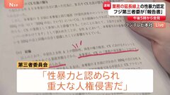 フジテレビ問題の第三者委員会 中居氏と女性のトラブルについて「業務の延長線上における性暴力だった」認定| TBS CROSS DIG with Bloomberg