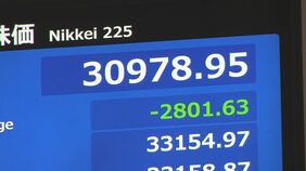 【速報】日経平均株価が大幅続落　一時2800円以上値下がり　トランプ関税受け世界的な景気後退懸念高まる|TBS NEWS DIG