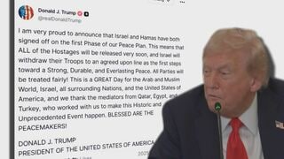 【速報】イスラエルとハマスがガザ和平計画の「第一段階」に合意 トランプ大統領がSNSで表明| TBS CROSS DIG with Bloomberg
