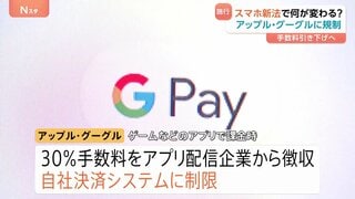 スマホ新法で何が変わる？アップルとグーグルに規制 “ゲームアプリなどの課金”手数料引き下げへ| TBS CROSS DIG with Bloomberg