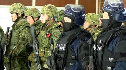 武装工作員が国内に侵入」との想定 日本原駐屯地で自衛隊と岡山県警が