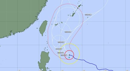 台風情報】台風7号（メーカラー）「非常に強い」勢力でフィリピン東を
