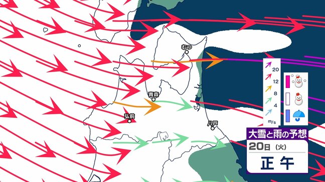 【雪の予想】青森県に今季“最強級”寒波が襲来　朝から雪かきに追われる青森市民は「降ってもいいから均一に…」　「警報級の大雪」となる可能性あり　「大雪の予想シミュレーション」で見る最新予想は？|TBS NEWS DIG