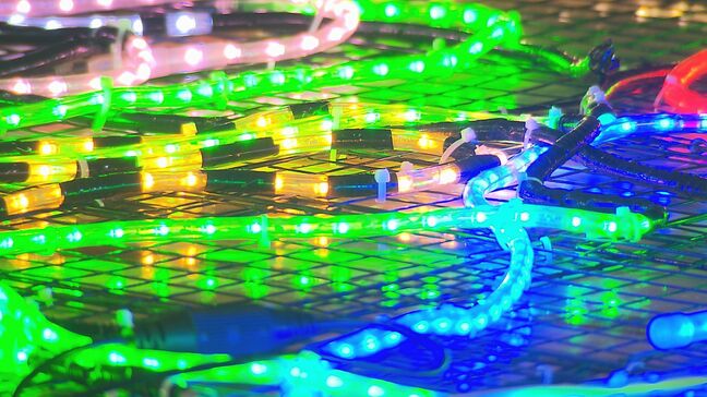 4校合同でイルミネーション制作 22日から萩イルミネフェスタ 5万球のLEDが冬空を彩る|TBS NEWS DIG