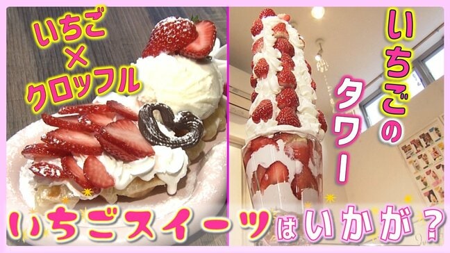 30個以上の“いちご”がそびえ立つ『わや、いちご⁉』今すぐ食べたい！旬の「とちあいか」を贅沢に使った春のご褒美いちごスイーツ2選【#わっちタグ】|TBS NEWS DIG