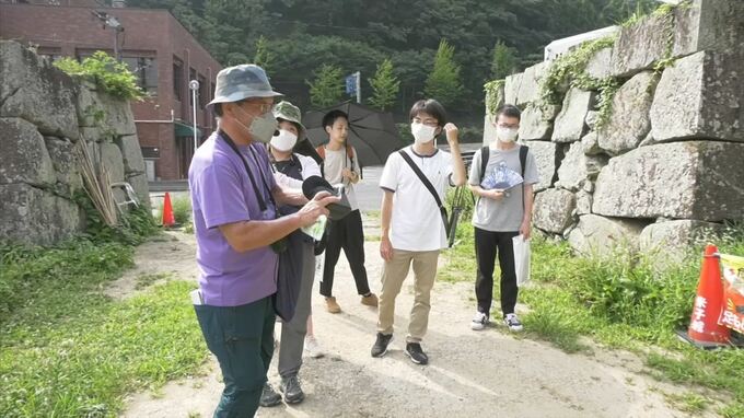 東大生が難問に挑む！？　米子城跡でフィールドワーク　鳥取県・米子市　|　BSSニュース | BSS山陰放送