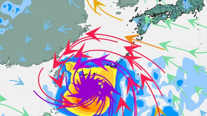 【台風情報】台風9号　非常に強い勢力のまま、10日～11日頃にかけ沖縄地方に最も接近か　一部の住家が倒壊するおそれもある猛烈な風の見込み　【台風9号の進路予想・雨と風のシミュレーション】|TBS NEWS DIG
