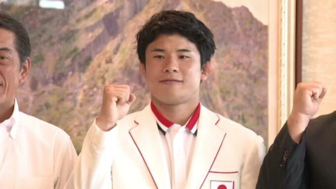 「4年後、必ず金メダルの報告に…」 レスリング曽我部京太郎選手 愛媛県庁でパリ五輪報告　|　愛媛のニュース - Nスタえひめ｜あいテレビは6チャンネル