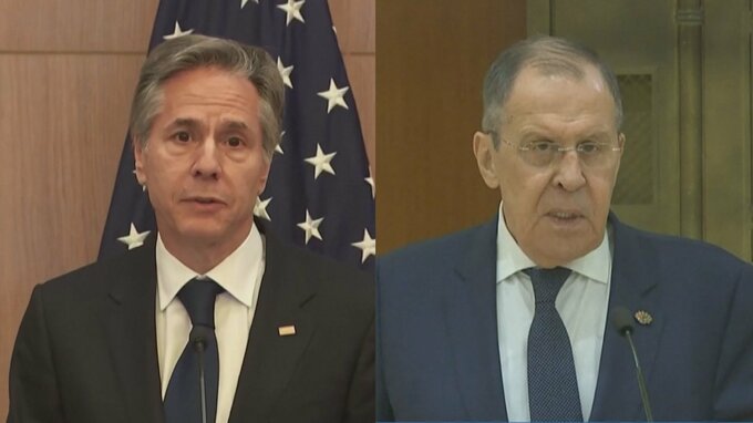 アメリカ・ブリンケン国務長官がロシア・ラブロフ外相と短時間接触　ウクライナ侵攻後初|TBS NEWS DIG