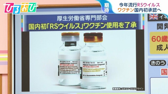 国内初「RSウイルス」ワクチン承認へ 60歳以上が対象 子どもは？ー5類後最多「新型コロナ」新たな症状は“目ヤニ・目のかすみ”【ひるおび】|TBS NEWS DIG