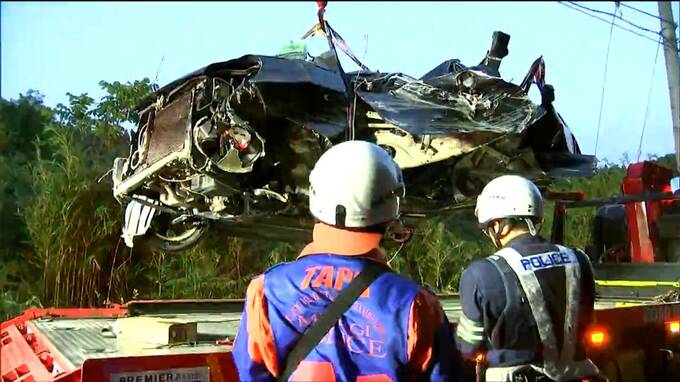 運転操作を誤ったか 死亡は丸森町の66歳男性と判明 国道113号線脇に転落の軽乗用車 宮城　|　宮城のニュース│tbc NEWS│tbc東北放送