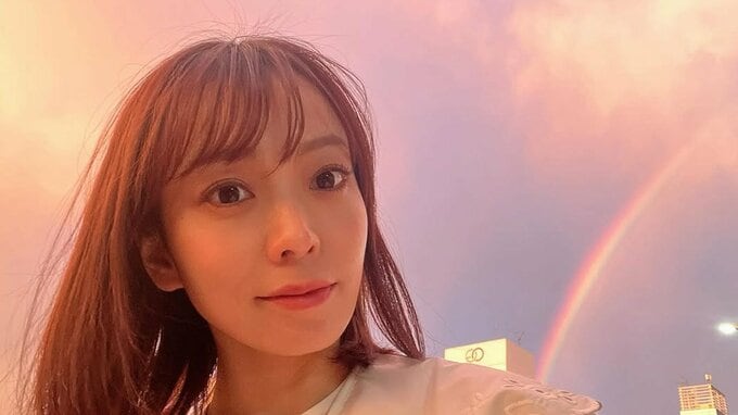 【杜このみ】「幸運の象徴と言われているダブルレインボーを見る事が出来ました」オフショット公開に「めちゃめちゃ綺麗」「良いことあるかも」など反響続々|TBS NEWS DIG