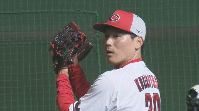 【カープ日南キャンプ】栗林１００球超える投げ込み　2回目のブルペン　|　RCC NEWS | 広島ニュース | RCC中国放送