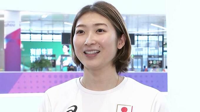 日本競泳陣 決戦の地へ、キャプテン池江「自分の背中で示していく」自分らしいキャプテンシーでチームを引っ張る【アジア大会】|TBS NEWS DIG