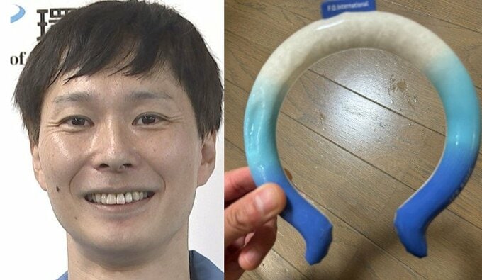【 ごみ清掃芸人 】ネッククーラー「もし壊れたら、そのまま可燃ごみ（地域によっては不燃）に出してください」【マシンガンズ滝沢】|TBS NEWS DIG