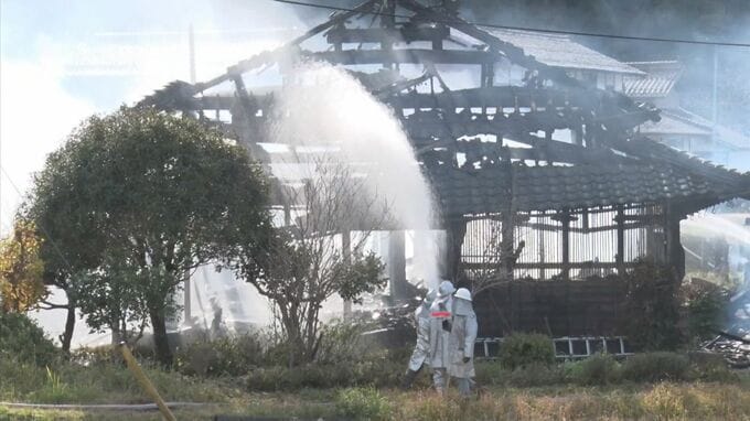 島根県奥出雲町で民家火災　4棟焼く　　|　BSSニュース | BSS山陰放送