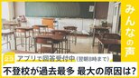 不登校41万人超で過去最多に 最大の原因は？【news23】|TBS NEWS DIG