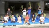 食べ物ができる過程を学んで 学習塾で稲刈り体験 | MRTニュース | MRT宮崎放送