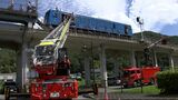 「鉄道高架からはしご車を使って乗客を救出」井原鉄道で大規模地震を想定した乗客の救助訓練【岡山】|TBS NEWS DIG