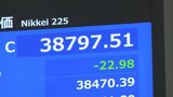 日経平均終値 22円安の3万8797円 一時は500円超下落|TBS NEWS DIG
