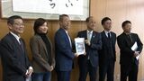 岡山市の新アリーナ計画　施設のビジネス展開を検討する市民団体が「経営戦略などの提言書」を大森市長に提出　|　岡山・香川のニュース | 天気 | RSK山陽放送