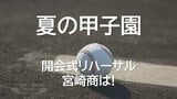 夏の甲子園 開会式リハーサル 宮崎商は45番目の入場 初戦相手・開星(島根)はどういうチーム? | MRTニュース | MRT宮崎放送