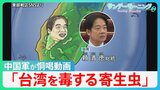 「寄生虫」動画で台湾を恫喝 中国軍が頼清徳総統を攻撃する動画公開 日本の自衛隊が「最前線」に?ヘグセス米国防長官の発言が波紋【サンデーモーニング】|TBS NEWS DIG