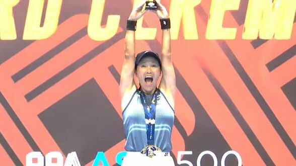 日本人史上初の快挙!44歳の藤原里華が金メダル獲得、ダブルスでも佐脇京と銅メダル、三好健太は男子ダブルス銀【ピックルボール】|TBS NEWS DIG