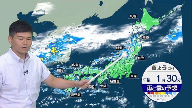 まだ真夏のような猛暑と急な雷雨続く　局地的な豪雨による冠水や浸水などのおそれ　前橋・甲府などは36℃予想|TBS NEWS DIG