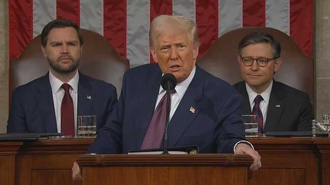 トランプ大統領がゼレンスキー氏から手紙を受け取る「平和のためにできるだけ早く交渉の場に戻る用意がある」「鉱物協定にいつでも署名する」施政方針演説で明らかに|TBS NEWS DIG