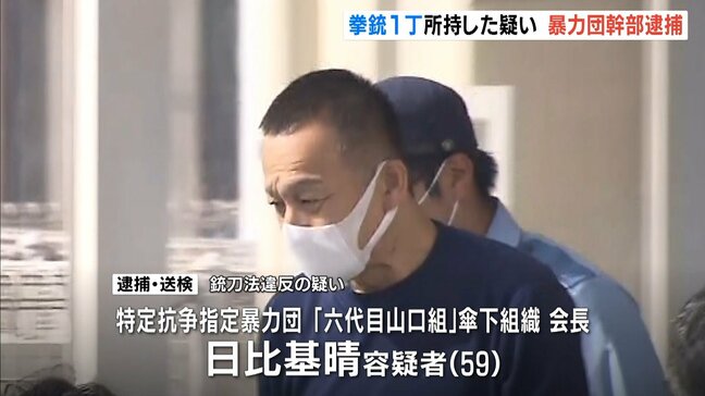 レンタル倉庫で所持か「拳銃と実弾19発」そして覚醒剤まで…暴力団幹部の男を逮捕 大阪・泉大津市|TBS NEWS DIG