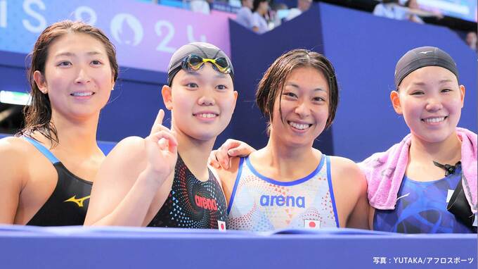 池江璃花子　女子400mメドレーリレーでアンカー務め5位で有終の美、競泳ニッポンはメダル1つで終幕【パリ五輪】|TBS NEWS DIG