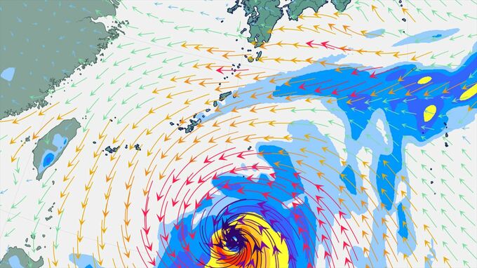 【台風情報】　台風6号（チャンミー）発生　31日（日）には強い勢力で沖縄の南に接近か　【台風の進路予想・雨のシミュレーション】　|　山梨のニュース | ＵＴＹテレビ山梨