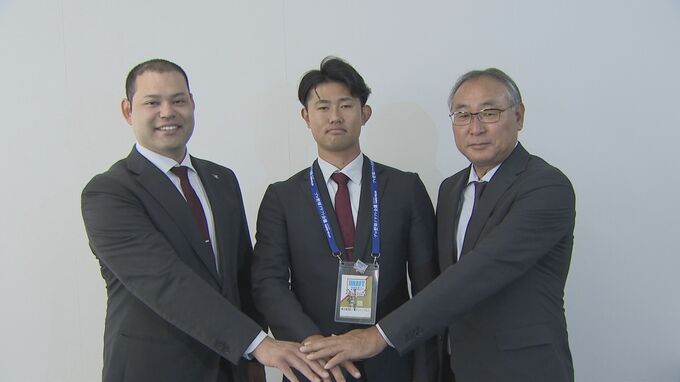 東北楽天ゴールデンイーグルスに４位指名　157キロ本格派右腕　日鉄ステンレス・江原雅裕投手（24）に球団が指名挨拶　入団に前向き|TBS NEWS DIG