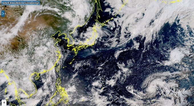 【台風情報】台風13号（ドルフィン）31日（金）に「猛烈な」勢力に発達見込み、中心気圧915hPa・最大瞬間風速75m/s予想【雨と風のシミュレーション】　|　富山のニュース｜天気・防災｜チューリップテレビ