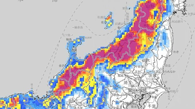 【大雪情報】北陸は20日にかけて大雪となる所が…警報級の大雪となる可能性も　新潟70㎝富山50㎝石川40㎝の降雪予想　その後も数日冬型の気圧配置続く【雪と雨のシミュレーション】|TBS NEWS DIG