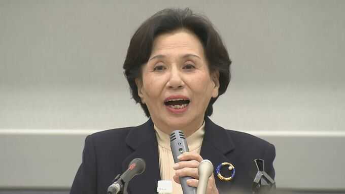 田中眞紀子元外務大臣が政治改革へ提言 政治とカネの問題などめぐり|TBS NEWS DIG
